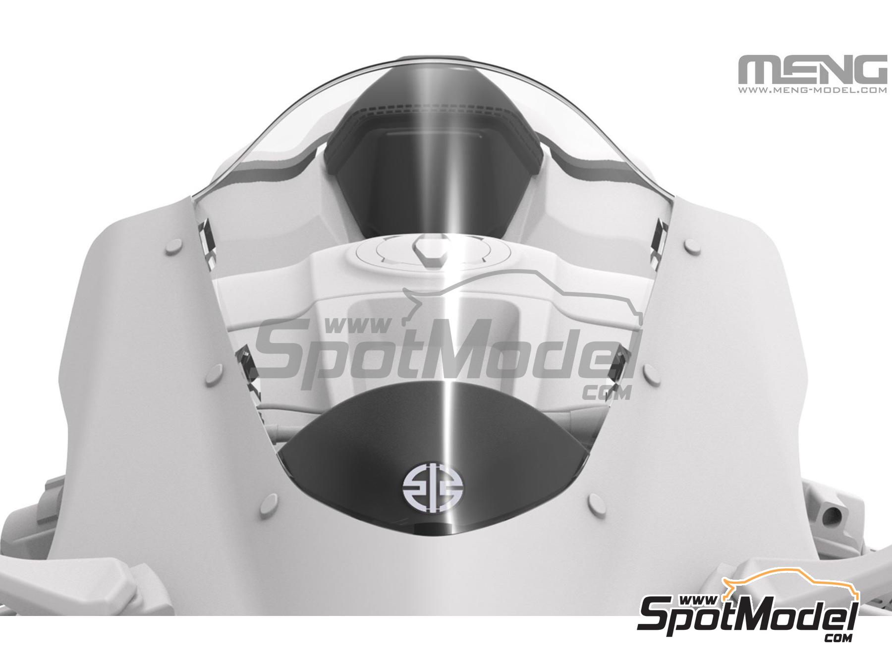 Meng Model MT-008: Motorbike scale model kit 1/9 scale - Kawasaki